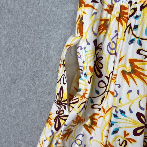 A.L.C. Lilah Floral Sleeveless Maxi Dress Size 2 Side Pockets - Picture 7 of 11